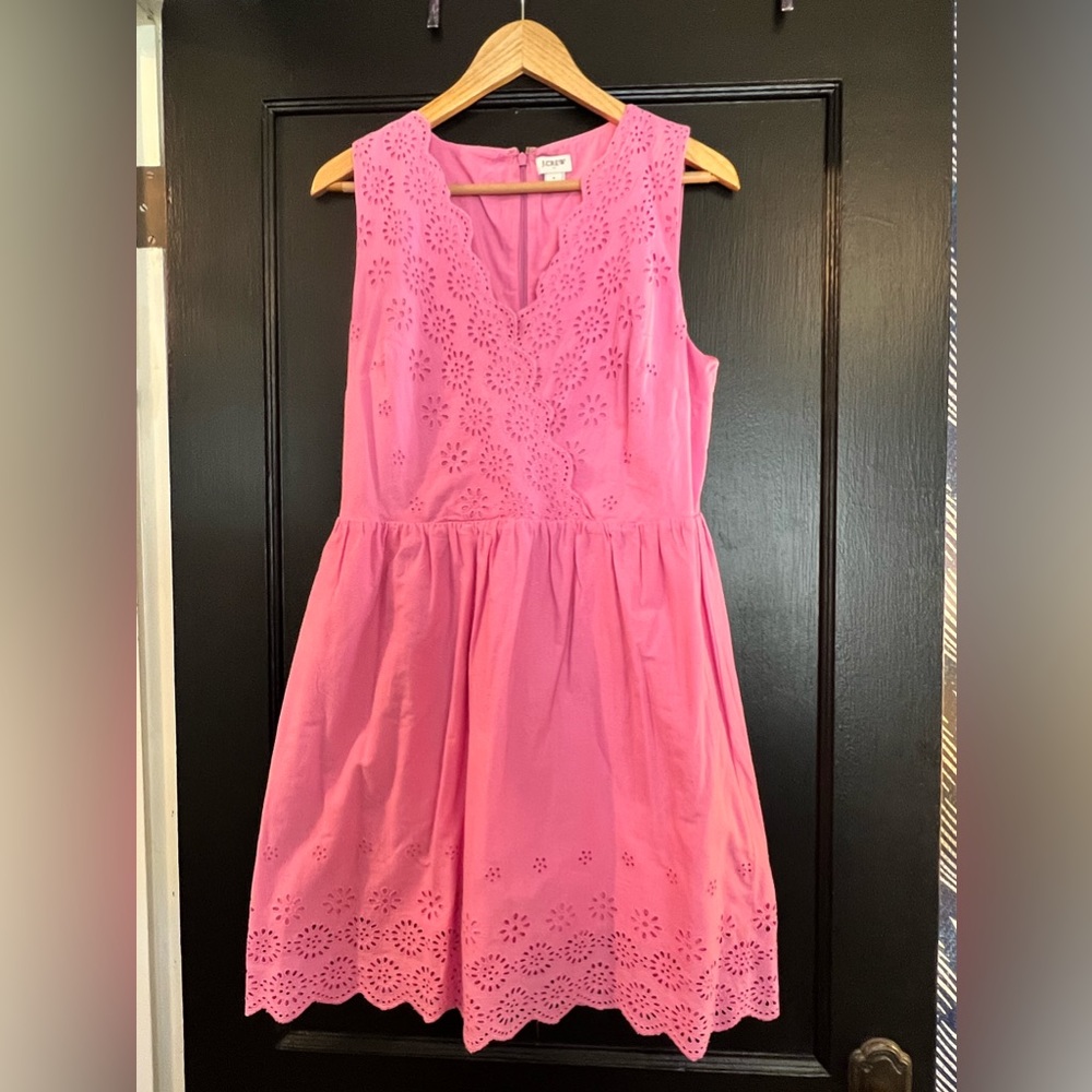 JCrew Peony Pink Dress